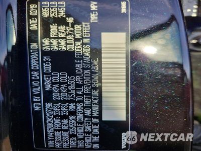 Zdjęcie 12 z 12 samochodu: 2019 VOLVO XC40 T5 MOMENTUM VIN:YV4162UK2K2127296 - miniatura