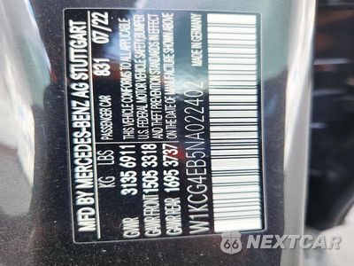 Zdjęcie 13 z 13 samochodu: 2022 MERCEDES-BENZ EQS SEDAN 580 4MATIC VIN:W1KCG4EB5NA022402 - miniatura