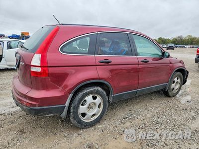 Trzecie zdjęcie samochodu z tyłu: 2010 HONDA CR-V LX VIN:5J6RE4H34AL028523 - miniatura
