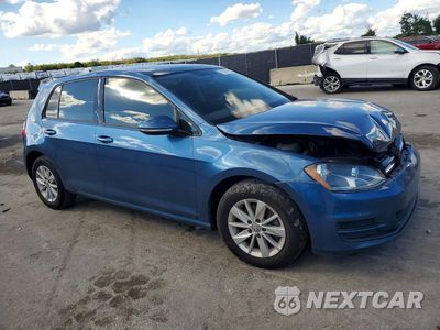 Czwarte zdjęcie samochodu z boku: 2016 VOLKSWAGEN GOLF S/SE VIN:3VW217AU2GM057675 - miniatura