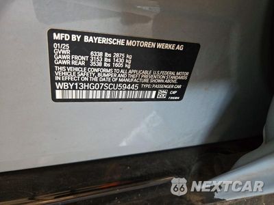 Zdjęcie 12 z 12 samochodu: 2025 BMW I5 XDRIVE 40 VIN:WBY13HG07SCU59445 - miniatura