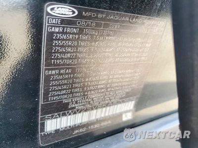 Zdjęcie 13 z 13 samochodu: 2019 LAND ROVER RANGE ROVER SPORT HSE DYNAMIC VIN:SALWV2SV8KA820624 - miniatura