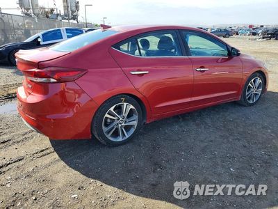 Trzecie zdjęcie samochodu z tyłu: 2017 HYUNDAI ELANTRA LIMITED VIN:5NPD84LF9HH103739 - miniatura
