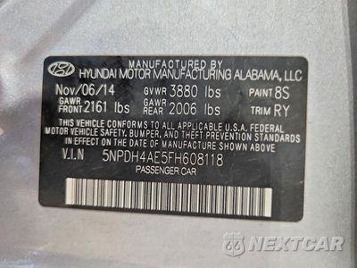 Zdjęcie 13 z 13 samochodu: 2015 HYUNDAI ELANTRA SE VIN:5NPDH4AE5FH608118 - miniatura