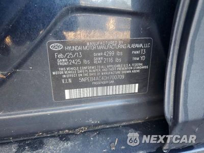 Zdjęcie 12 z 12 samochodu: 2013 HYUNDAI SONATA GLS VIN:5NPEB4AC4DH700709 - miniatura
