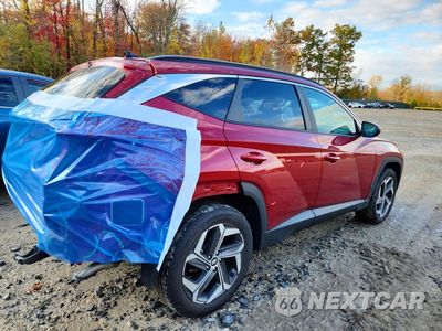 Trzecie zdjęcie samochodu z tyłu: 2024 HYUNDAI TUCSON SEL VIN:5NMJBCDE0RH423941 - miniatura