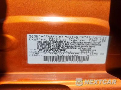 Zdjęcie 12 z 12 samochodu: 2017 NISSAN VERSA NOTE SR VIN:3N1CE2CP0HL374502 - miniatura
