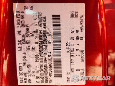 Zdjęcie 13 z 13 samochodu: 2013 FORD ESCAPE SEL VIN:1FMCU0H98DUB22734 - miniatura