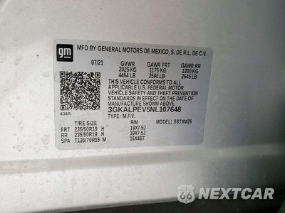 Zdjęcie 13 z 13 samochodu: 2022 GMC TERRAIN SLT VIN:3GKALPEV5NL107648 - miniatura