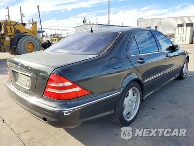 Trzecie zdjęcie samochodu z tyłu: 2002 MERCEDES-BENZ S 430 VIN:WDBNG70J42A295361 - miniatura