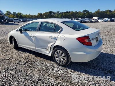 Drugie zdjęcie samochodu z przodu: 2012 HONDA CIVIC LX VIN:19XFB2F56CE041988 - miniatura