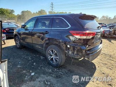 Drugie zdjęcie samochodu z przodu: 2017 TOYOTA HIGHLANDER XLE VIN:5TDJZRFH9HS445325 - miniatura
