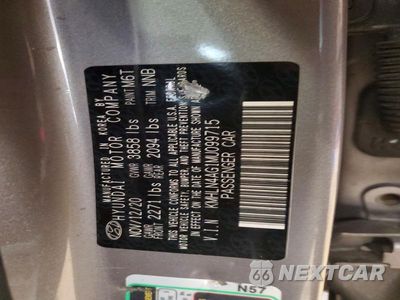 Zdjęcie 12 z 12 samochodu: 2021 HYUNDAI ELANTRA SEL VIN:KMHLN4AG1MU099715 - miniatura
