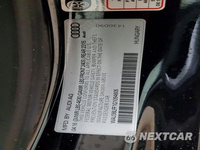 Zdjęcie 13 z 13 samochodu: 2016 AUDI A3 PREMIUM PLUS VIN:WAU38LFF1G1094605 - miniatura
