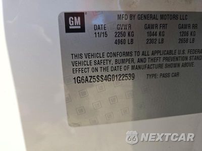 Zdjęcie 12 z 12 samochodu: 2016 CADILLAC CTS PREMIUM COLLECTION VIN:1G6AZ5SS4G0122539 - miniatura
