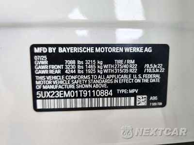 Zdjęcie 13 z 13 samochodu: 2026 BMW X7 XDRIVE40I VIN:5UX23EM01T9110884 - miniatura