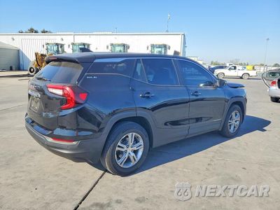 Trzecie zdjęcie samochodu z tyłu: 2022 GMC TERRAIN SLE VIN:3GKALMEV1NL169157 - miniatura