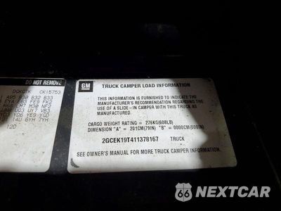 Zdjęcie 12 z 12 samochodu: 2001 CHEVROLET SILVERADO K1500 VIN:2GCEK19T411378167 - miniatura