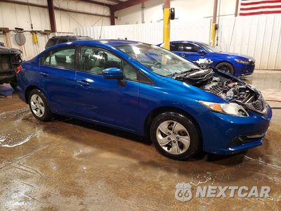 Czwarte zdjęcie samochodu z boku: 2014 HONDA CIVIC LX VIN:19XFB2F52EE270350 - miniatura