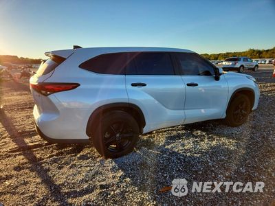 Trzecie zdjęcie samochodu z tyłu: 2023 TOYOTA HIGHLANDER HYBRID LE VIN:5TDZARAH1PS519434 - miniatura