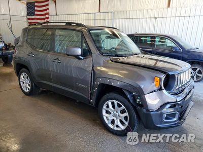 Czwarte zdjęcie samochodu z boku: 2016 JEEP RENEGADE LATITUDE VIN:ZACCJBBT0GPD90695 - miniatura
