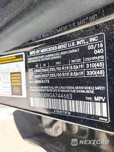 Zdjęcie 13 z 13 samochodu: 2016 MERCEDES-BENZ GLE 350 VIN:4JGDA5JB8GA744683 - miniatura