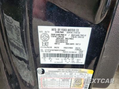 Zdjęcie 12 z 12 samochodu: 2013 FORD F150 SUPERCREW VIN:1FTFW1EF8DFC73427 - miniatura