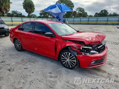 Czwarte zdjęcie samochodu z boku: 2016 VOLKSWAGEN JETTA SPORT VIN:3VWB17AJ4GM304782 - miniatura