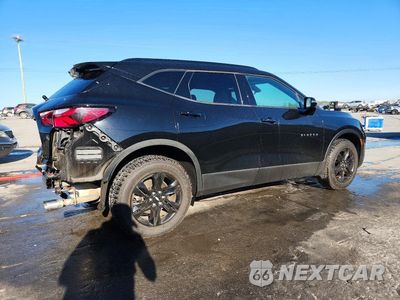 Trzecie zdjęcie samochodu z tyłu: 2021 CHEVROLET BLAZER 2LT VIN:3GNKBCR49MS518740 - miniatura