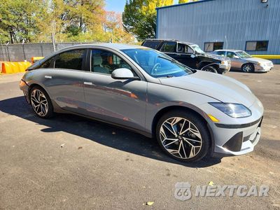 Czwarte zdjęcie samochodu z boku: 2023 HYUNDAI IONIQ 6 SEL VIN:KMHM34AA0PA020546 - miniatura