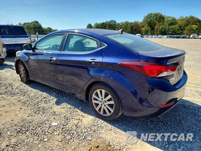 Drugie zdjęcie samochodu z przodu: 2014 HYUNDAI ELANTRA SE VIN:5NPDH4AE5EH510611 - miniatura