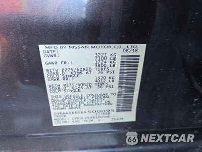 Zdjęcie 12 z 12 samochodu: 2019 NISSAN TITAN SL VIN:1N6AA1E65KN500095 - miniatura