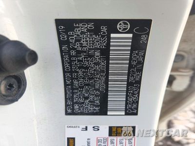 Zdjęcie 12 z 12 samochodu: 2020 TOYOTA COROLLA L VIN:JTDDPRAE4LJ008211 - miniatura