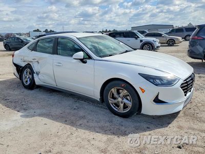 Czwarte zdjęcie samochodu z boku: 2022 HYUNDAI SONATA SE VIN:5NPEG4JA2NH141372 - miniatura