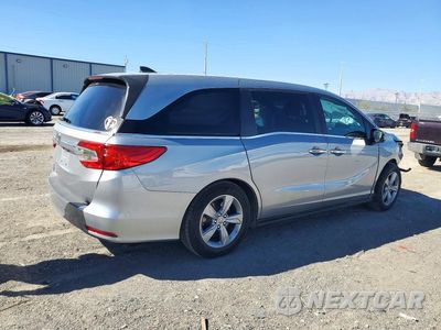 Trzecie zdjęcie samochodu z tyłu: 2018 HONDA ODYSSEY EXL VIN:5FNRL6H79JB002741 - miniatura