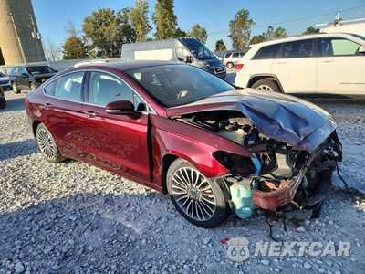 Czwarte zdjęcie samochodu z boku: 2017 FORD FUSION SE VIN:3FA6P0T93HR119341 - miniatura