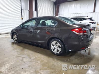 Drugie zdjęcie samochodu z przodu: 2013 HONDA CIVIC LX VIN:2HGFB2F56DH587570 - miniatura