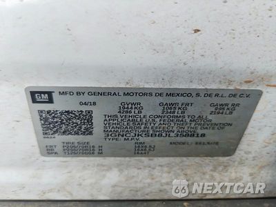 Zdjęcie 13 z 13 samochodu: 2018 CHEVROLET TRAX LS VIN:3GNCJKSB8JL358818 - miniatura