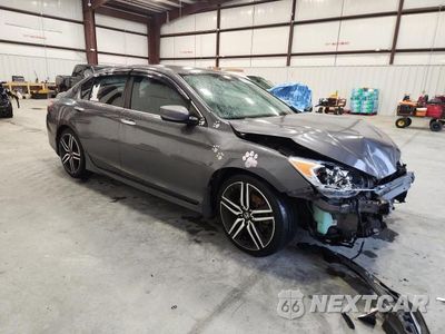 Czwarte zdjęcie samochodu z boku: 2016 HONDA ACCORD SPORT VIN:1HGCR2F55GA116902 - miniatura