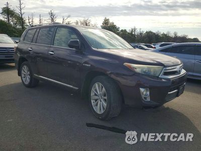 Czwarte zdjęcie samochodu z boku: 2012 TOYOTA HIGHLANDER HYBRID LIMITED VIN:JTEDC3EH0C2008497 - miniatura