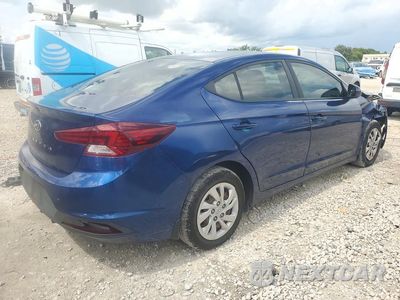 Trzecie zdjęcie samochodu z tyłu: 2019 HYUNDAI ELANTRA SE VIN:5NPD74LF2KH492203 - miniatura