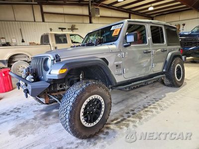 2018 JEEP WRANGLER UNLIMITED SPORT 1C4HJXDG8JW128906 - główne zdjęcie licytacji z USA - miniatura