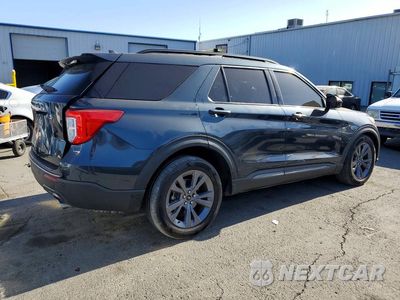 Trzecie zdjęcie samochodu z tyłu: 2022 FORD EXPLORER XLT VIN:1FMSK7DH6NGB62396 - miniatura
