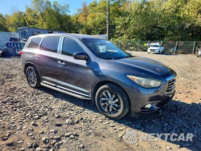 Czwarte zdjęcie samochodu z boku: 2013 INFINITI JX35 BASE VIN:5N1AL0MN5DC302207 - miniatura