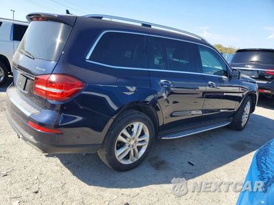 Trzecie zdjęcie samochodu z tyłu: 2017 MERCEDES-BENZ GLS 450 4MATIC VIN:4JGDF6EE3HA793772 - miniatura