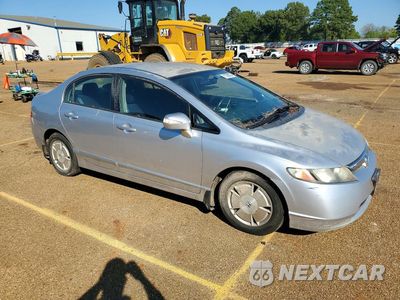 Czwarte zdjęcie samochodu z boku: 2008 HONDA CIVIC HYBRID VIN:JHMFA36218S031676 - miniatura
