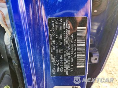 Zdjęcie 12 z 12 samochodu: 2021 HYUNDAI VENUE SEL VIN:KMHRC8A32MU089246 - miniatura