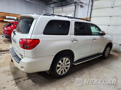Trzecie zdjęcie samochodu z tyłu: 2012 TOYOTA SEQUOIA PLATINUM VIN:5TDDW5G18CS066728 - miniatura