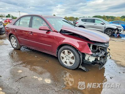 Czwarte zdjęcie samochodu z boku: 2010 HYUNDAI SONATA GLS VIN:5NPET4AC8AH620371 - miniatura