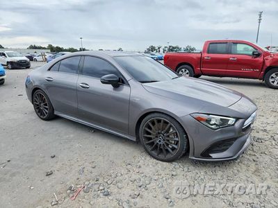 Czwarte zdjęcie samochodu z boku: 2022 MERCEDES-BENZ CLA AMG 35 4MATIC VIN:W1K5J5BB2NN297397 - miniatura